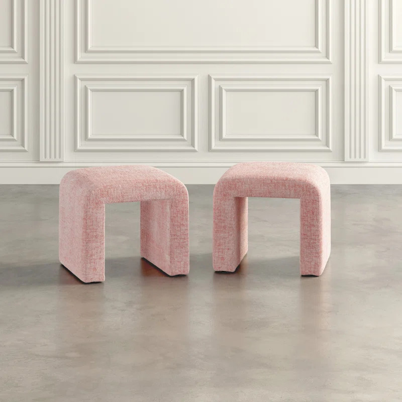 Laurelton Upholstered Ottoman (Set of 2) | Wayfair North America