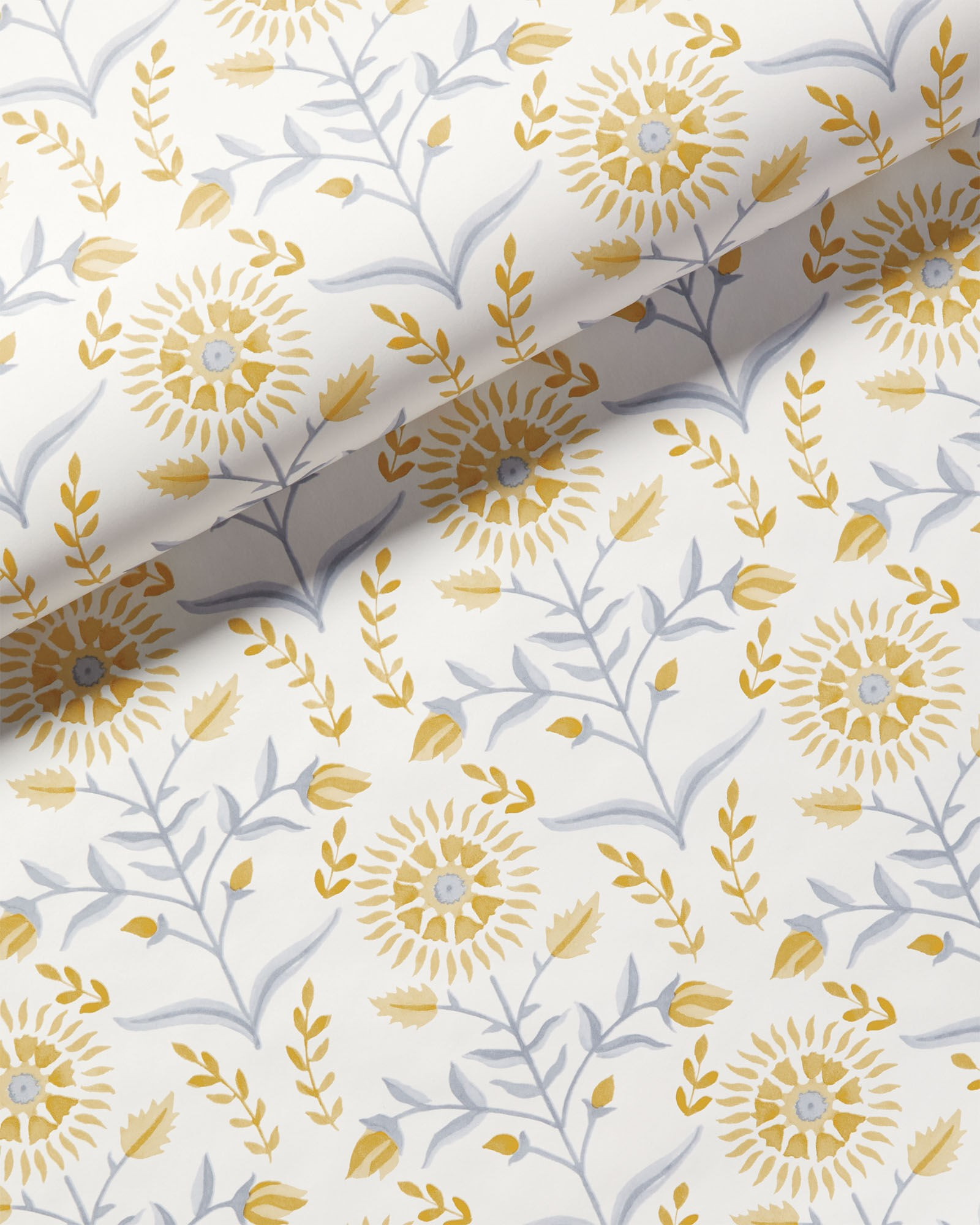Sunflower Wallpaper Swatch | Serena and Lily