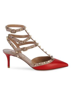 Rockstud Leather Pumps | Saks Fifth Avenue OFF 5TH (Pmt risk)