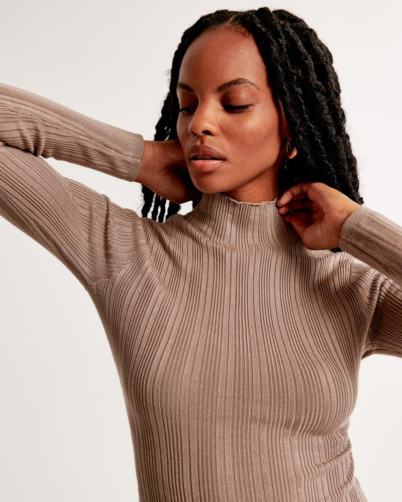 Turtleneck Sweater Bodysuit | Abercrombie & Fitch (US)