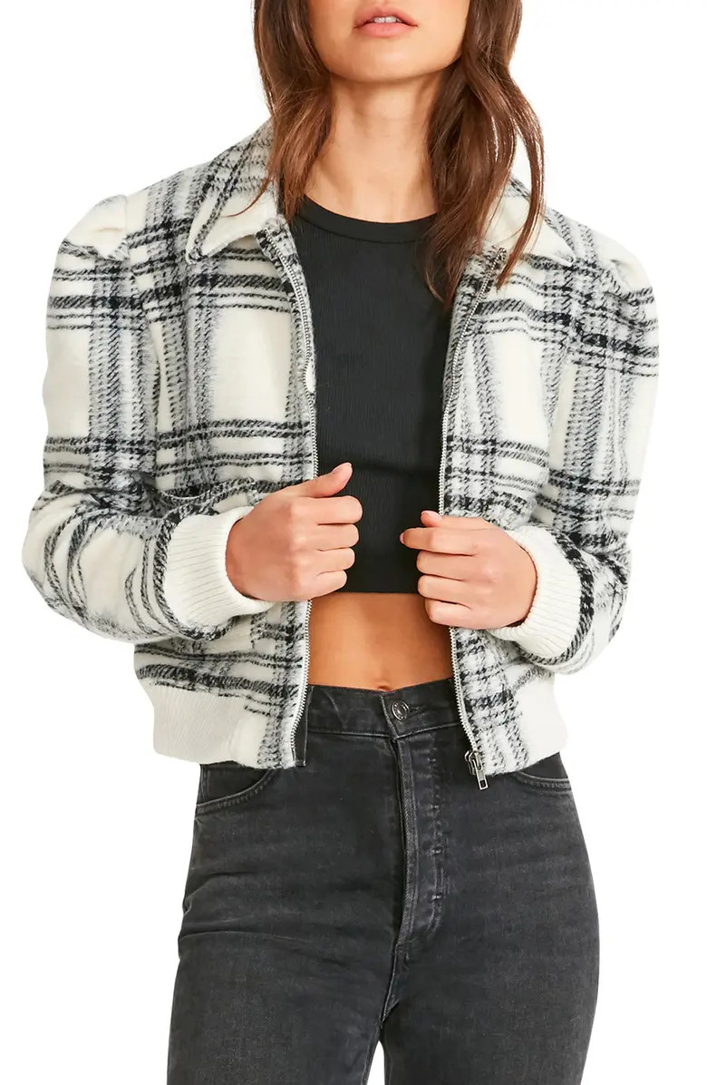 BB Dakota by Steve Madden BB Dakota x Steve Madden Bisou Bisou Plaid Jacket | Nordstrom | Nordstrom