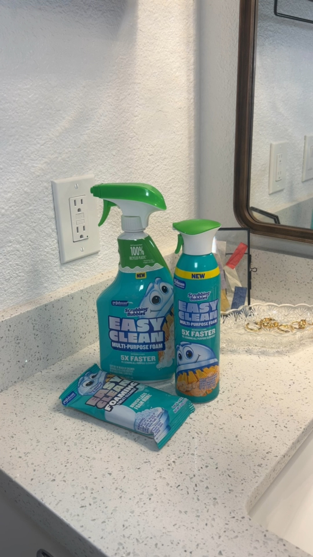 #AD Just started my easiest job yet: bathroom cleaning with @ScrubbingBubbles Easy Clean 🧼✨ The Multi-Purpose Foam and Foaming Toilet Cleaner make quick touch-ups super simple—no scrubbing, no stress. Available now at @Target. You’re going to want these in your cleaning lineup. #EasyClean #ScrubbingBubbles #EasiestJob #TargetPartner #Target
 #CleanTok