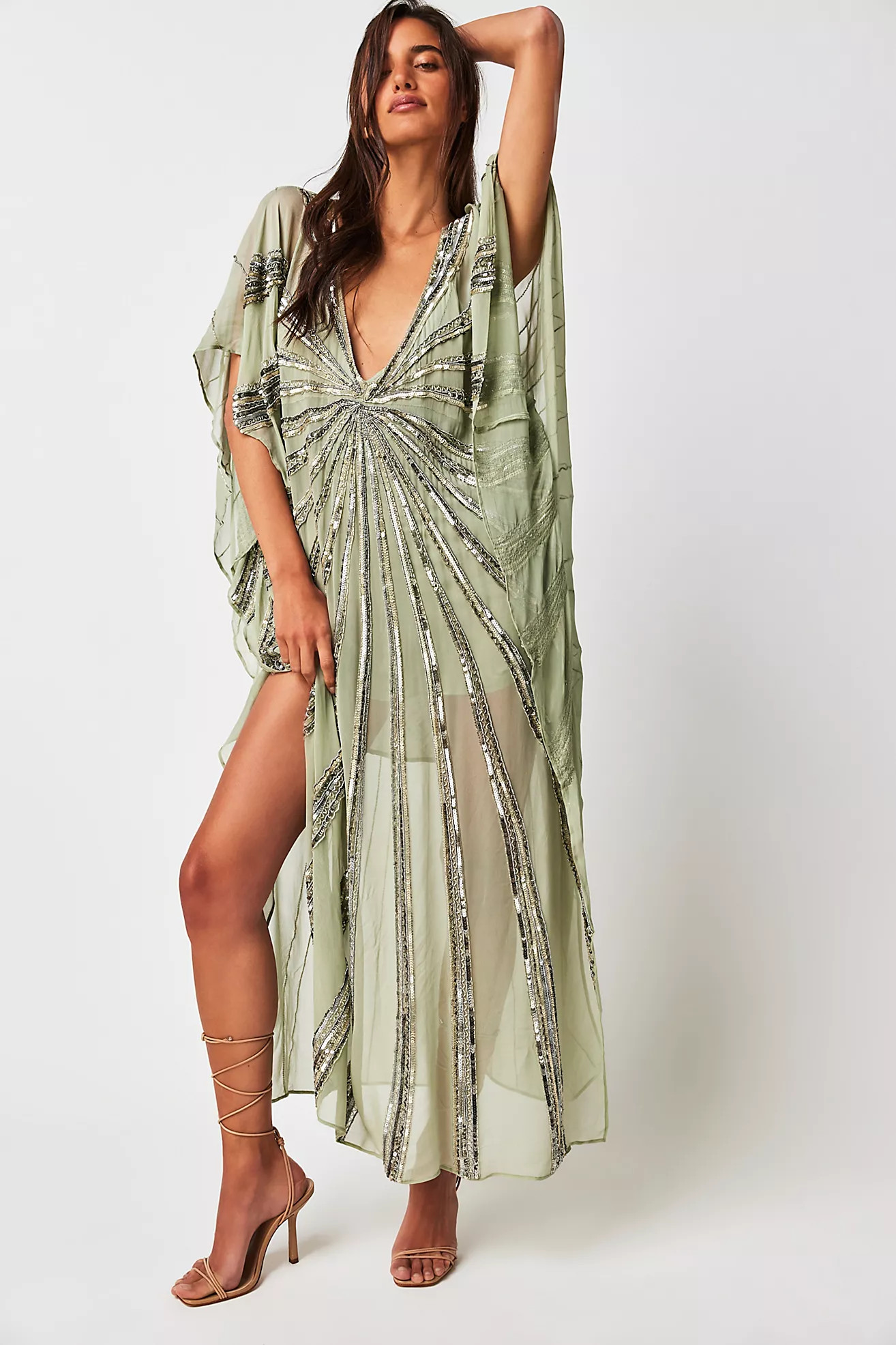 Starburst Avenue Embellished Kaftan | Free People (Global - UK&FR Excluded)