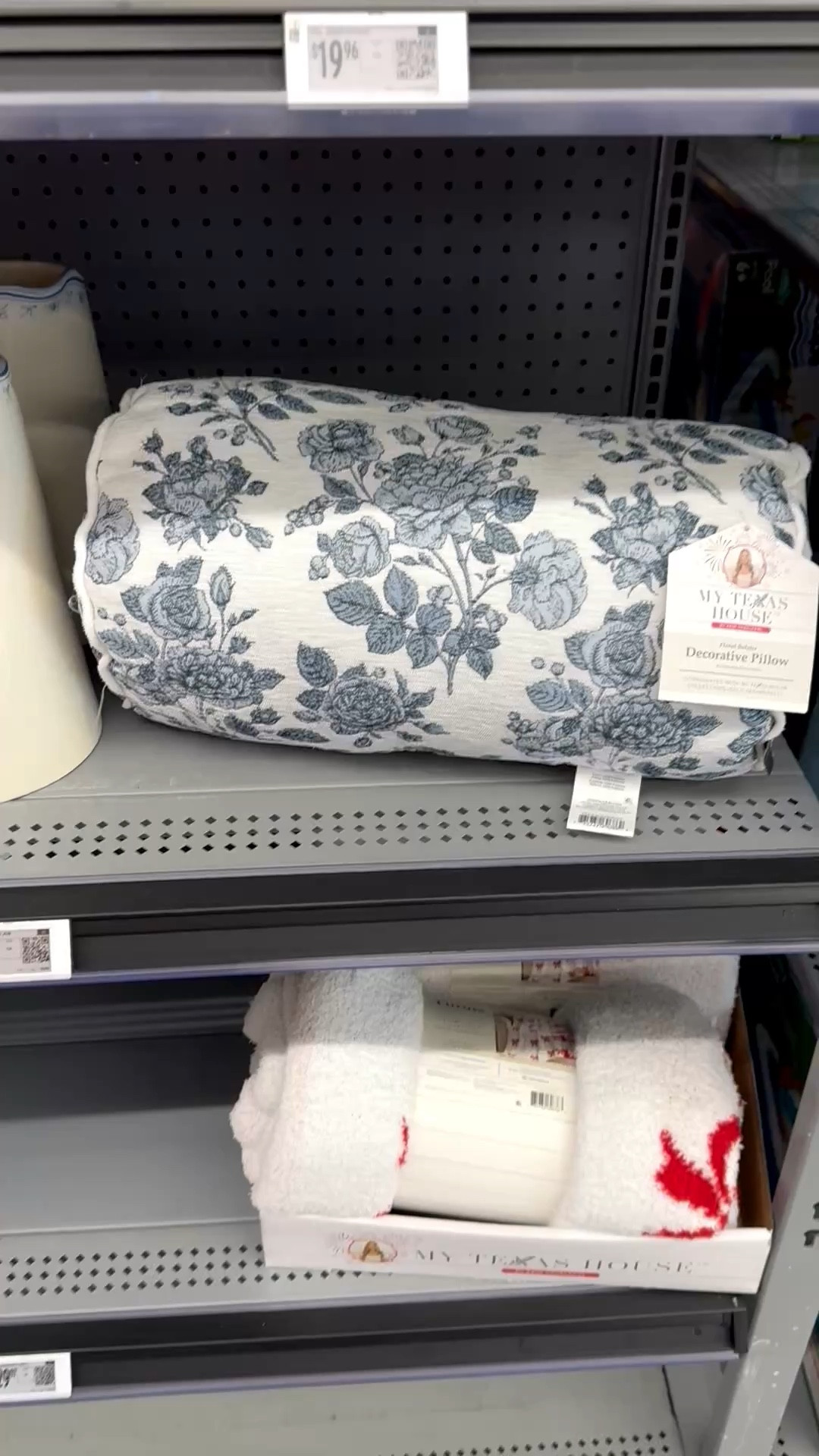 Floral blue and white round decorative pillow 

#LTKSeasonal #LTKMothersDay #LTKHome