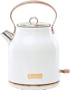 Haden 75089 Heritage 1.7 Liter Stainless Steel Body Countertop Retro Electric Kettle with Auto Sh... | Amazon (US)