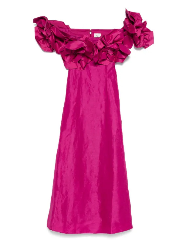 Aje Etta Maxi Dress | Pink | FARFETCH | Farfetch Global
