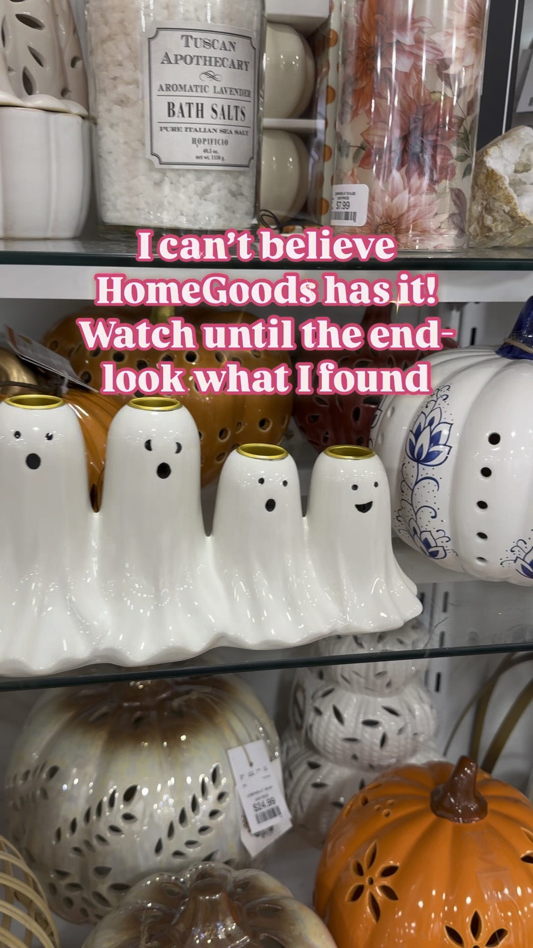 #viralhalloween #trending #halloweencandle #2024halloween  #halloweendecor #halloweenfinds #tjmaxx #tjmaxxfinds #ltkhome #spookyseason #halloweeneveryday #candle #shopwithme Anthropologie, homegoods, T.J.Maxx, Marshall’s, viral Halloween candle, Halloween decor, home decor, spooky season, ghosts, cute Halloween, pink Halloween decor, 2024 Halloween finds

#LTKVideo #LTKFallSale #LTKSeasonal