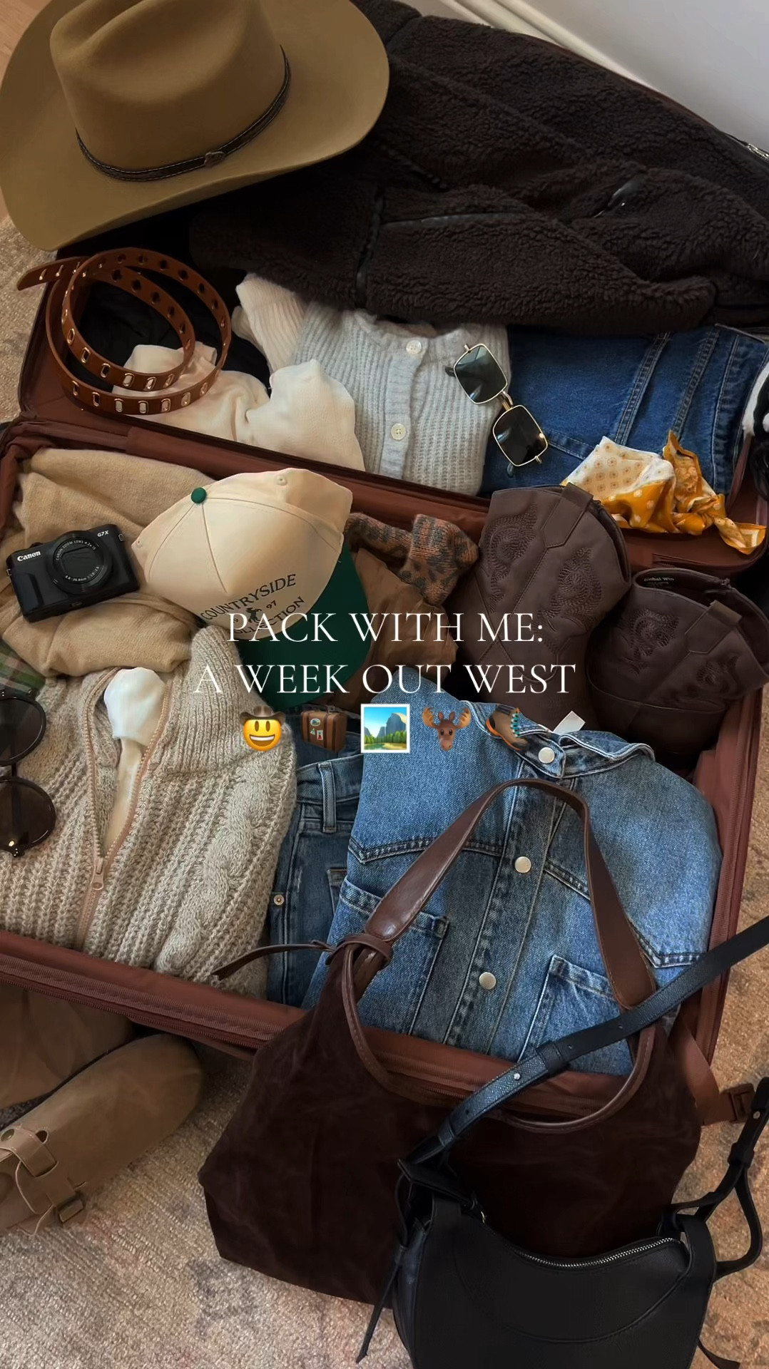 what I packed for our trip out west 🤠🧳 #nationalpark #packwithme #whatiwore #jacksonwy #yellowstone #montana #wyoming #idaho 

#LTKActive #LTKStyleTip #LTKTravel