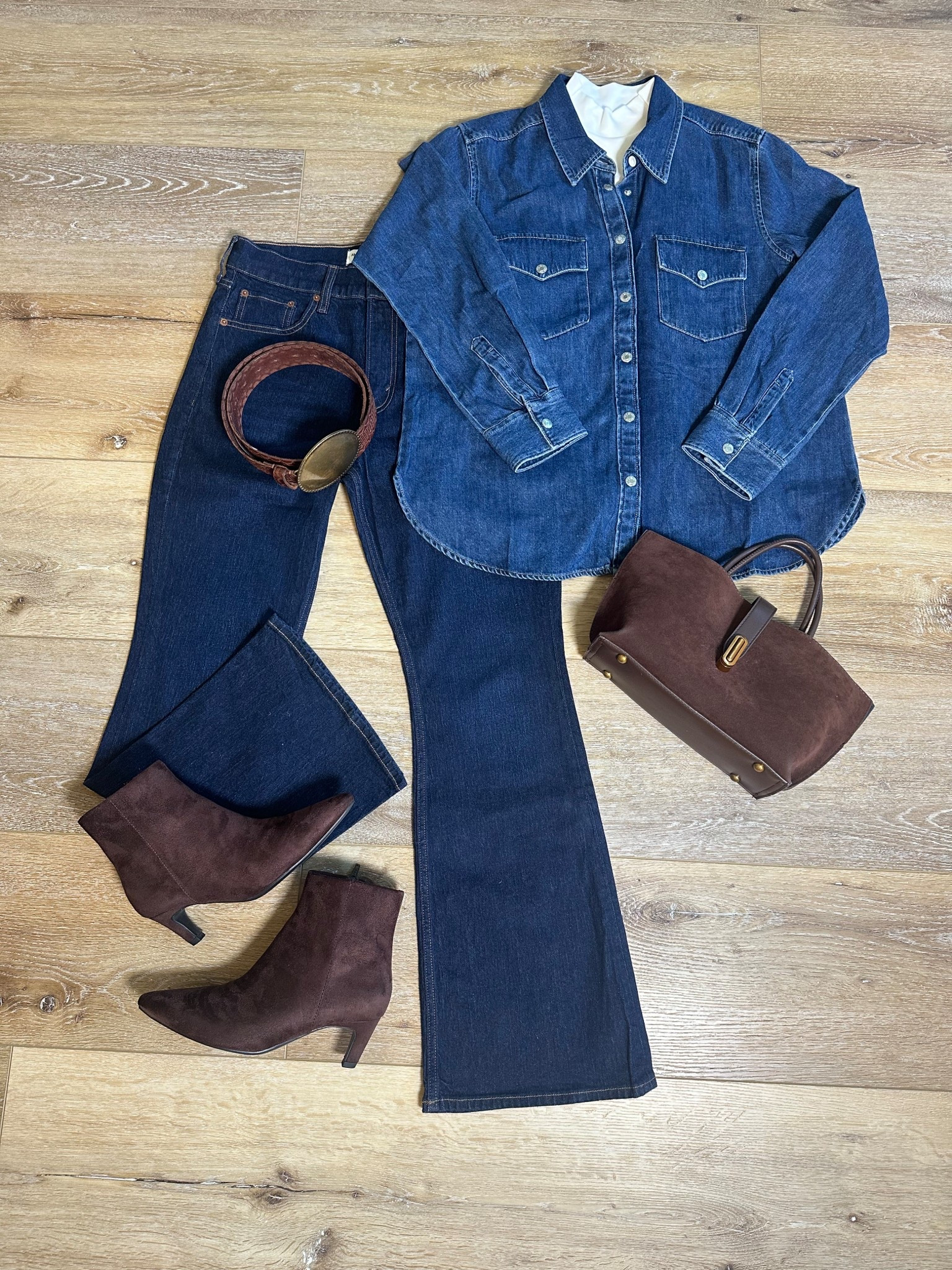 Dinner Outfit. denim on denim

#LTKTravel