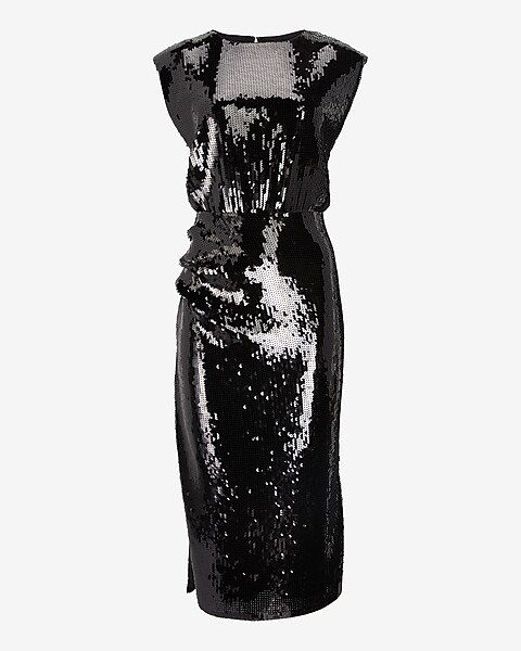Sequin Midi Dress | Express