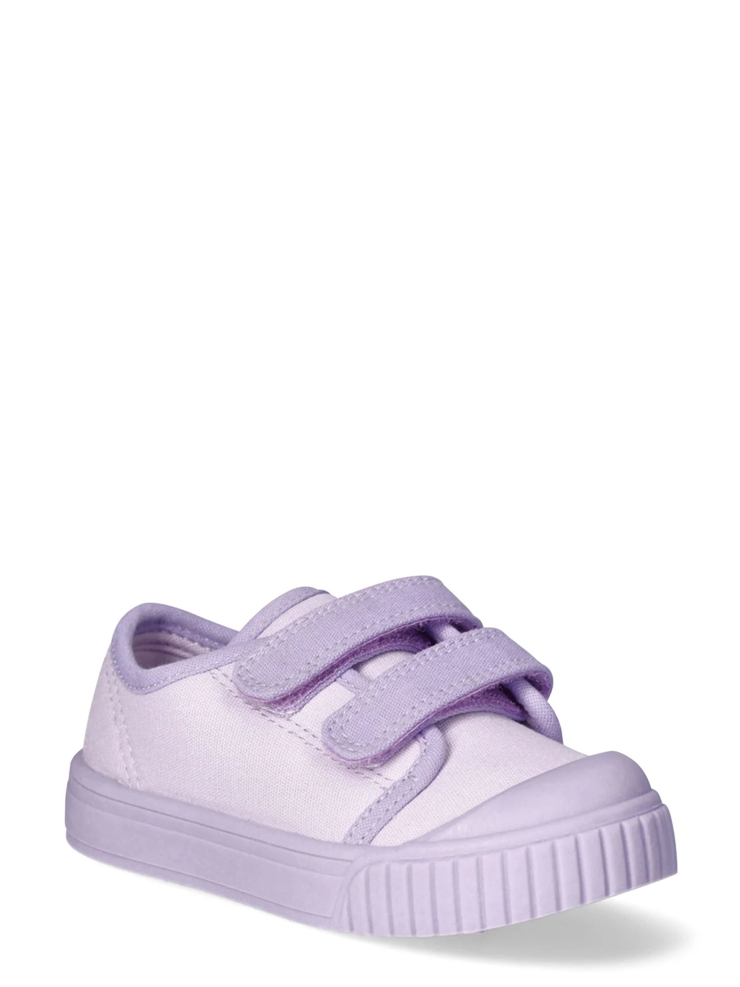 Wonder Nation Toddler Girls Two-Strap Bump Toe Sneakers, Sizes 7-12 | Walmart (US)