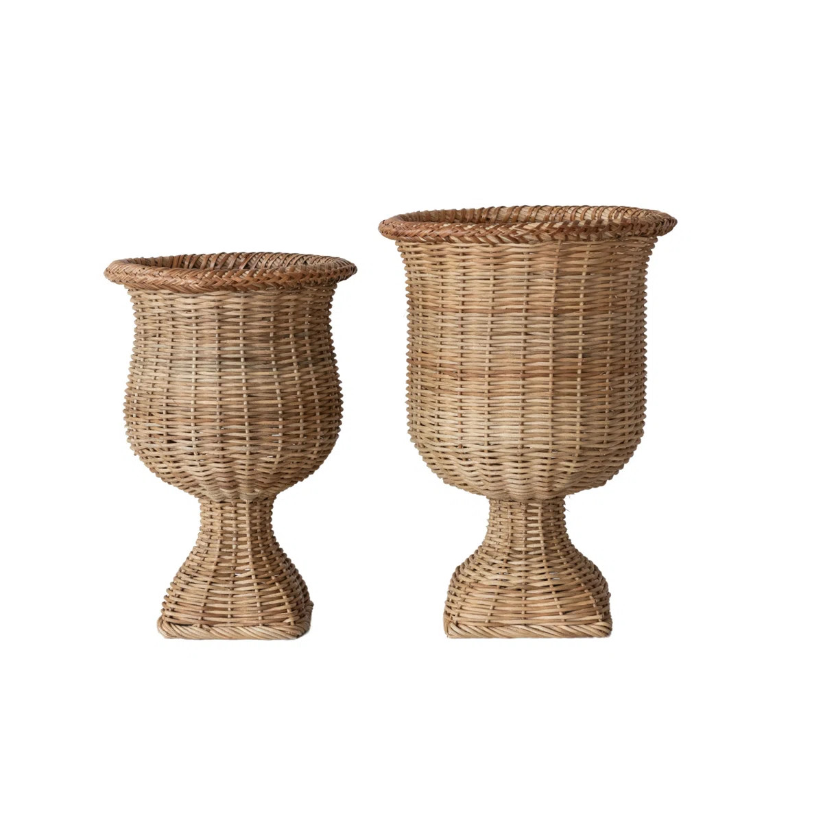 Woven Rattan Urn Set | Wayfair North America