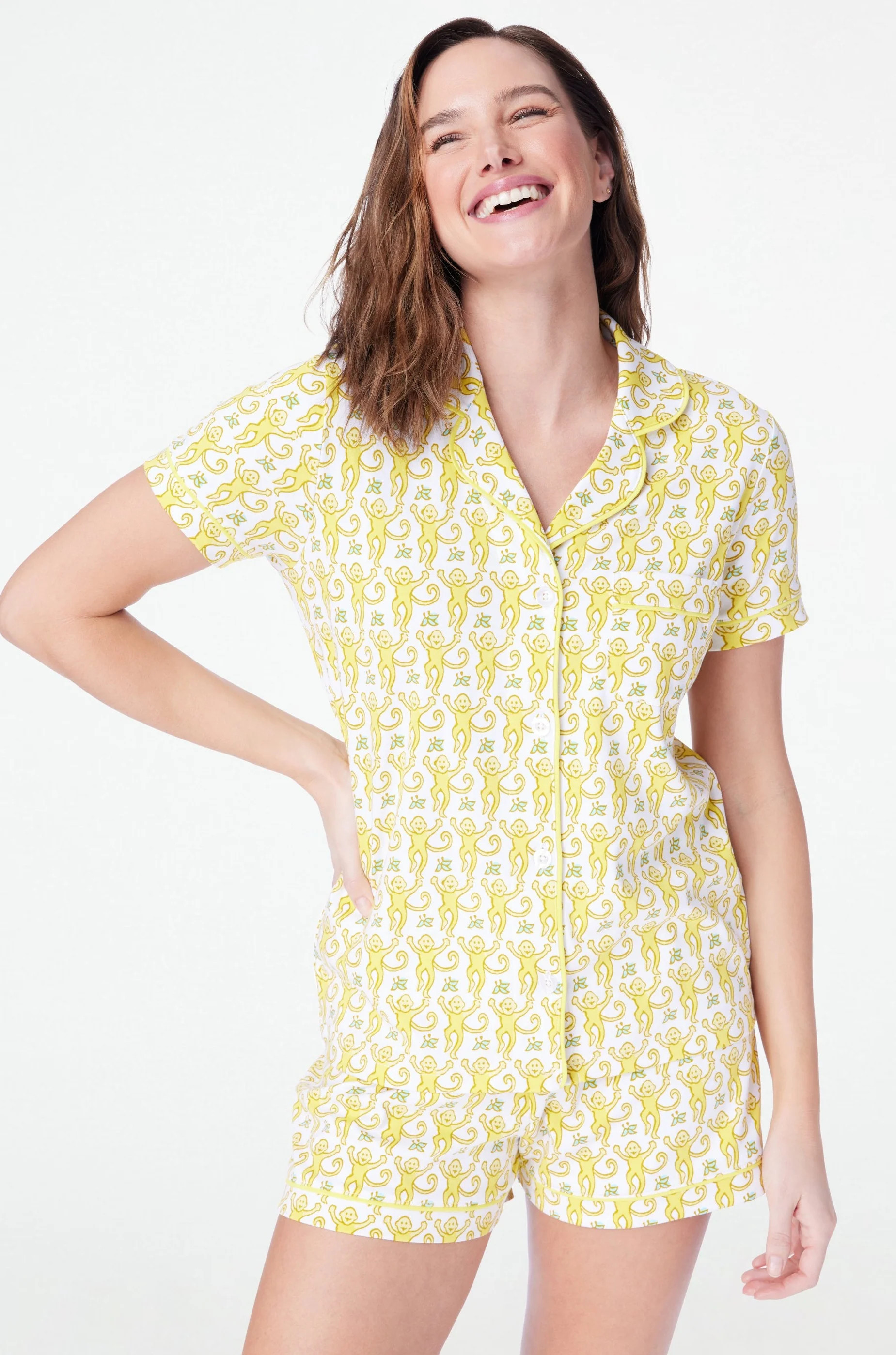 Monkey Polo Pajamas SUNSHINE / L | Roller Rabbit