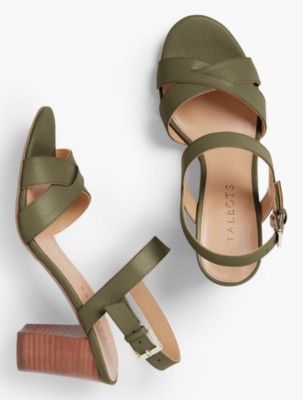 Bettie Cross-Strap City Sandals | Talbots