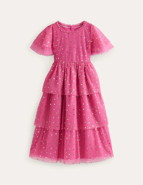 Foil Star Tulle Dress | Boden (US)