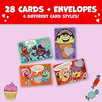 Peaceable Kingdom Valentines Cards for Kids Classroom, Set of 28 Valentines Day Gifts - Scratch o... | Amazon (US)