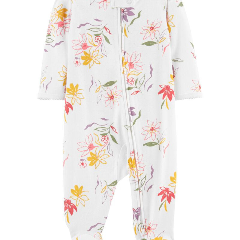Baby Floral 2-Way Zip Up Sleep & Play | Carter's