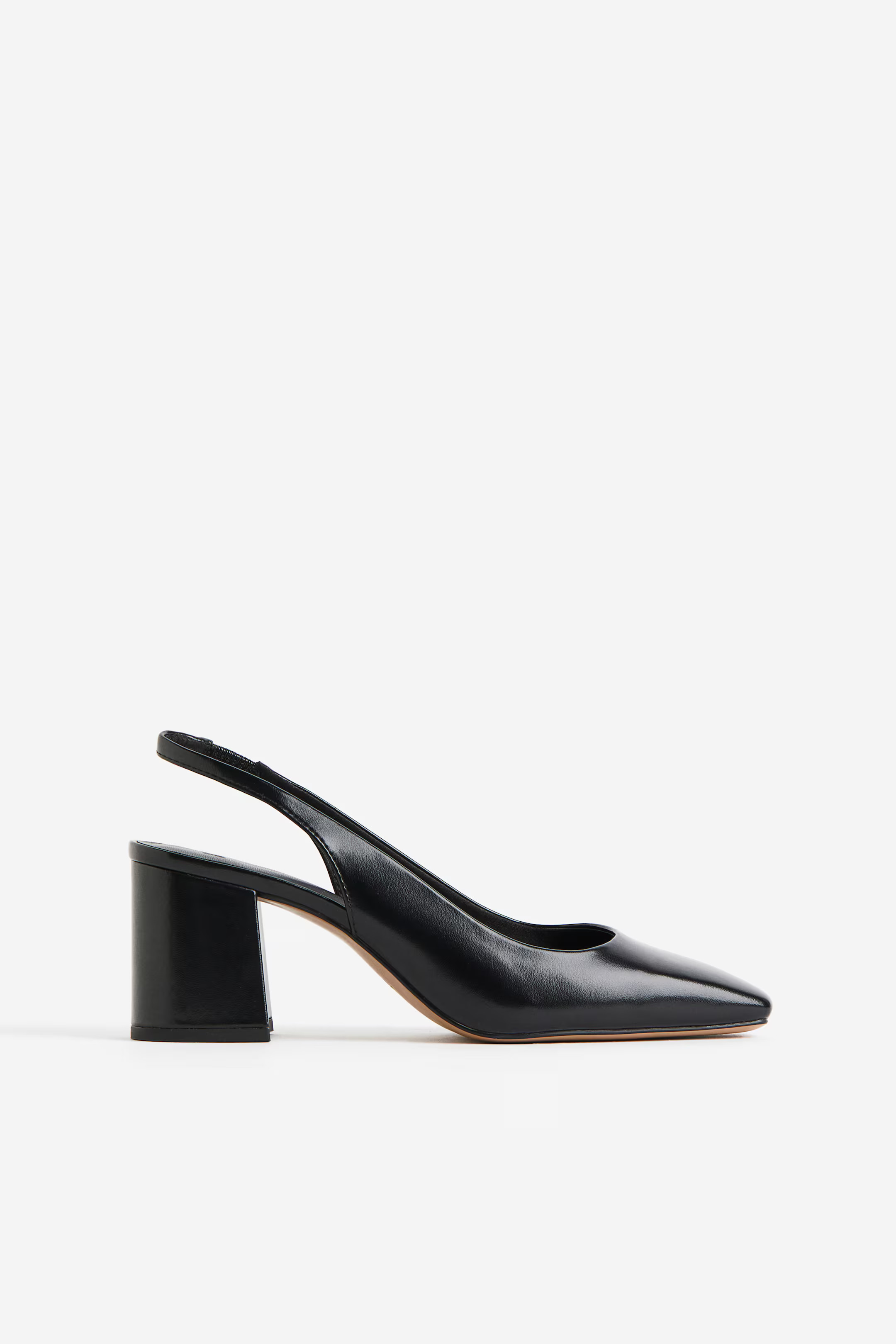 Slingpumps mit Blockabsatz - Schwarz - Ladies | H&M AT | H&M (DE, AT, CH, NL, FI)