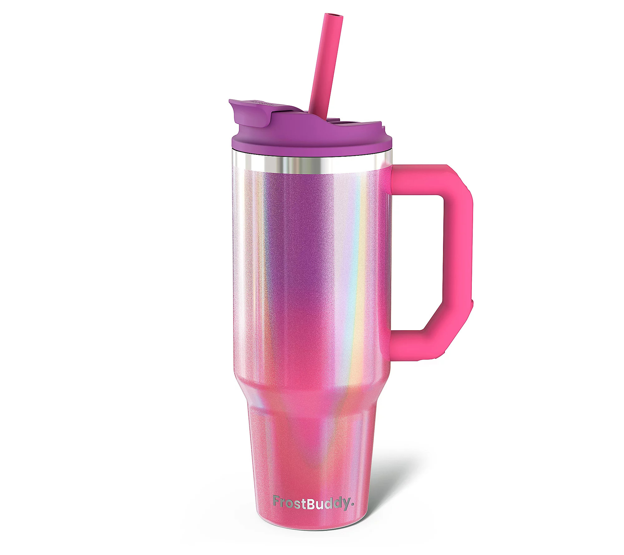As Is Frost Buddy 40-oz Thicc Buddy w/ DualSip and Straw | QVC