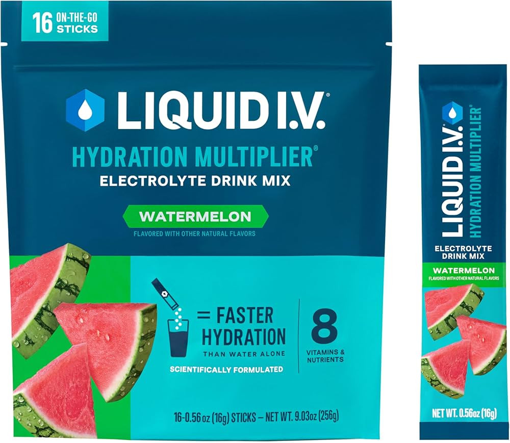 Liquid I.V.® Hydration Multiplier® - Watermelon - Hydration Powder Packets | Electrolyte Drink ... | Amazon (US)