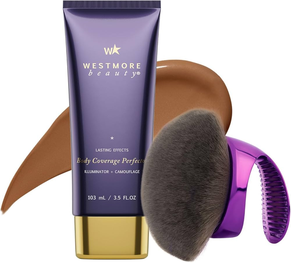 Westmore Beauty Body Coverage Perfector x Blend & Blur Body Brush Kabuki Brush - Waterproof Leg &... | Amazon (US)