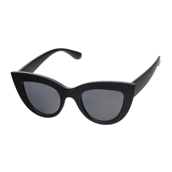 OVERSIZED CAT-EYE SUNGLASSES BLACK | Steve Madden (US)