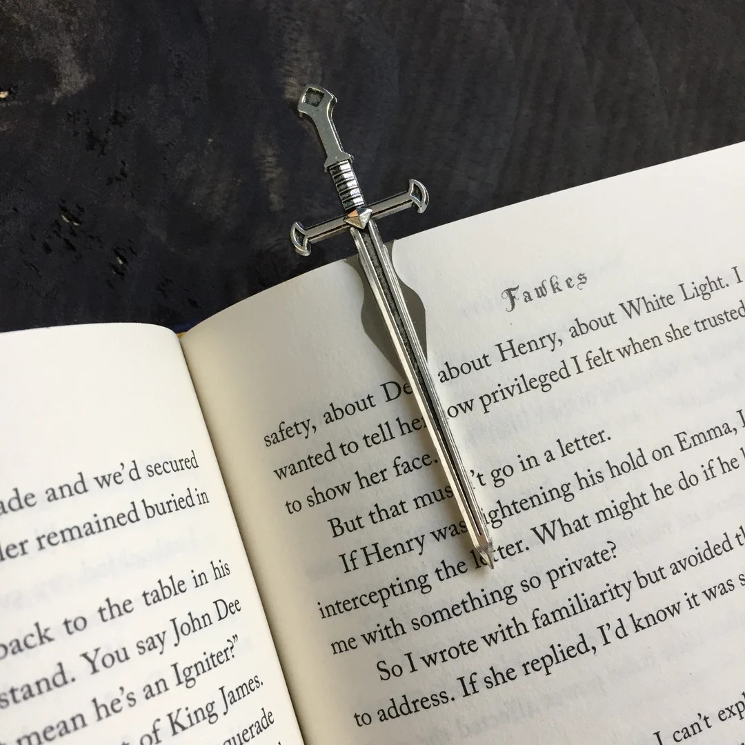 Sword Bookmarks With Clip, Fun Book Dart, Sword Bookplates, Pack of Three or Four - Etsy | Etsy (US)