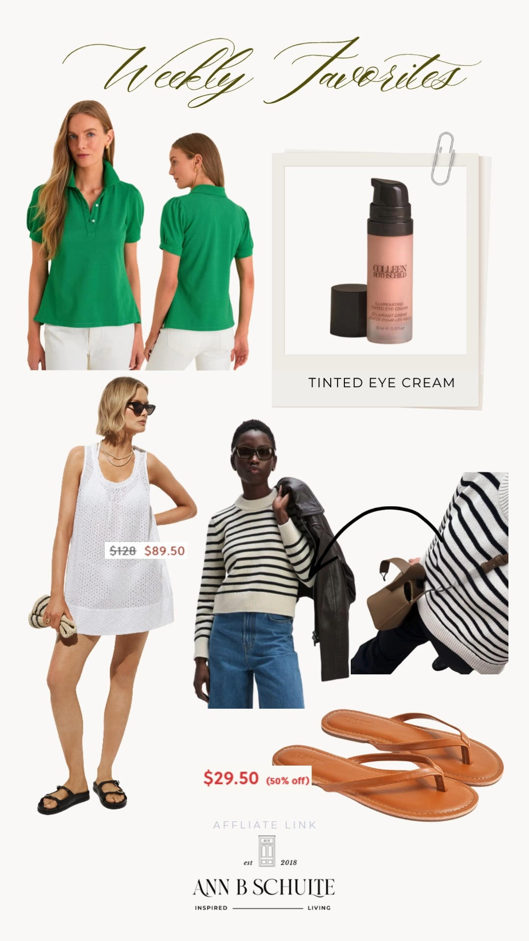 Weekly faves bringing the good vibes and zero effort. A little sparkle, a little charm, and a whole lot of “add to cart” energy. ✨🌷😊

#WeeklyFaves #LTKFinds #LTKStyle #StyleInspo #OOTD #FashionFavorites #WardrobeRefresh #EverydayStyle #ChicLooks #OutfitInspo 

 #LTKootd #LTKSaleAlert #LTKSwim