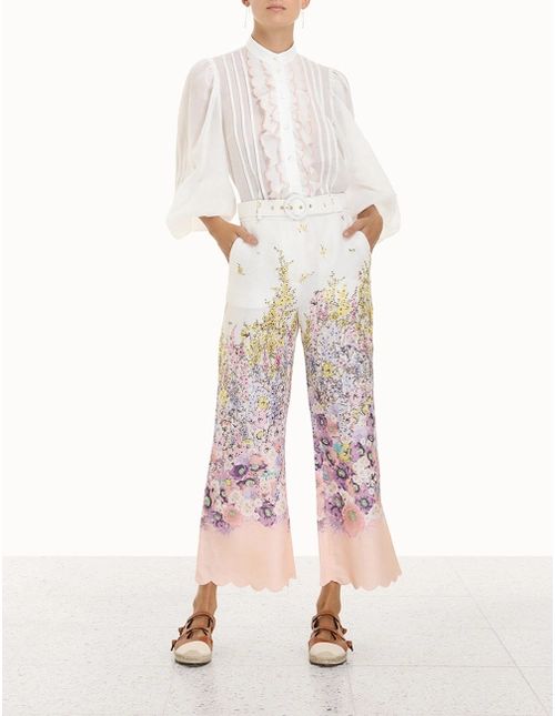 Jude Crop Flare Pant | ZIMMERMANN (APAC)