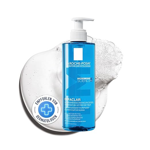 La Roche Posay Effaclar Schäumendes Reinigungsgel für zu Akne neigende, fettige Haut, Reinigt u... | Amazon (DE)