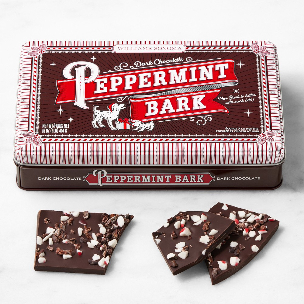 Williams Sonoma Dark Chocolate Peppermint Bark | Williams-Sonoma
