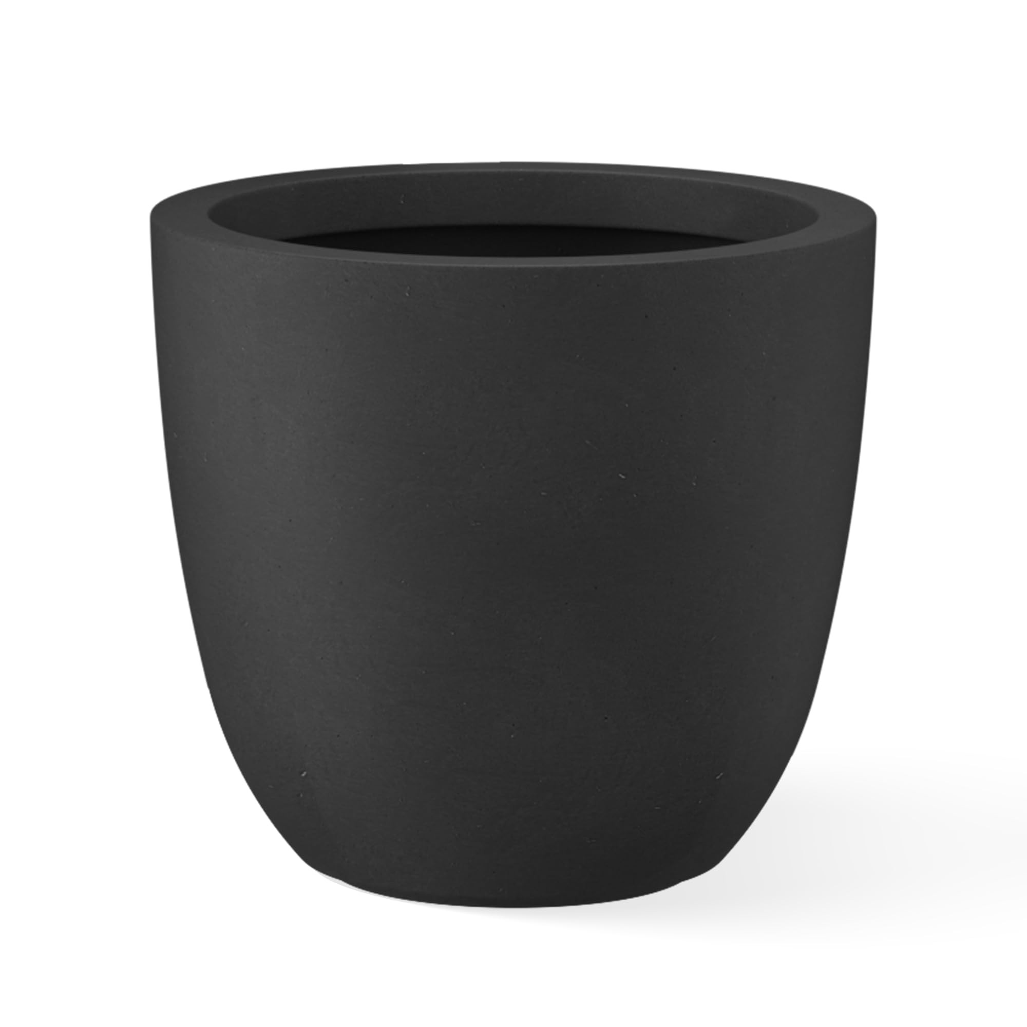 Kante 18 Inch Dia Round Concrete Planter, Indoor Outdoor Large Plant Pot with Drainage Hole and R... | Amazon (US)