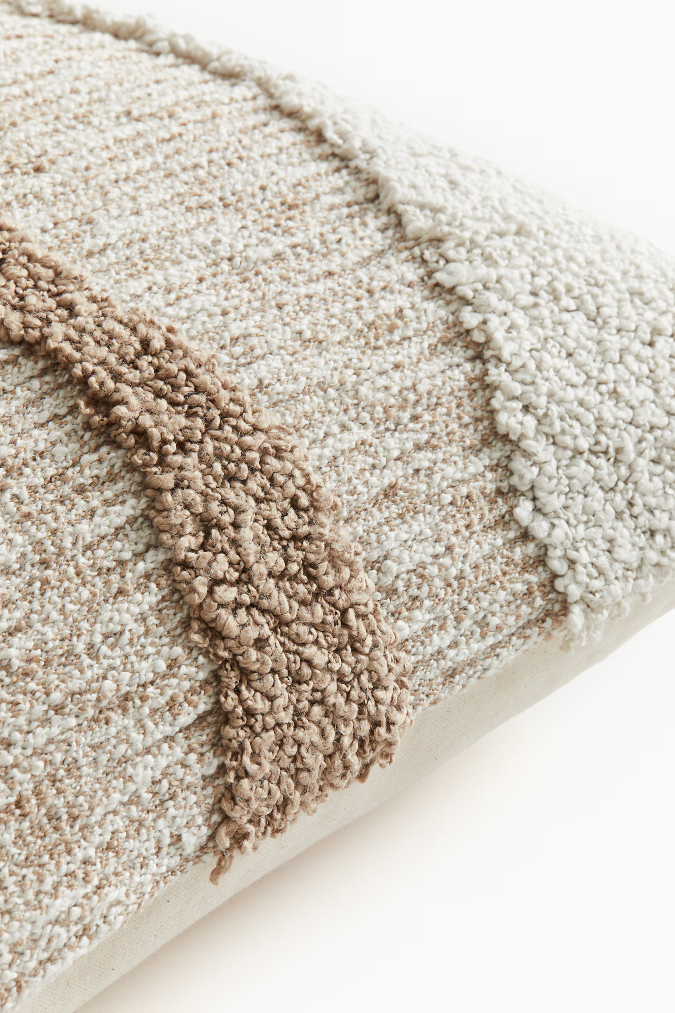 Patterned Cushion Cover - Beige/color-block - Home All | H&M US | H&M (US + CA)