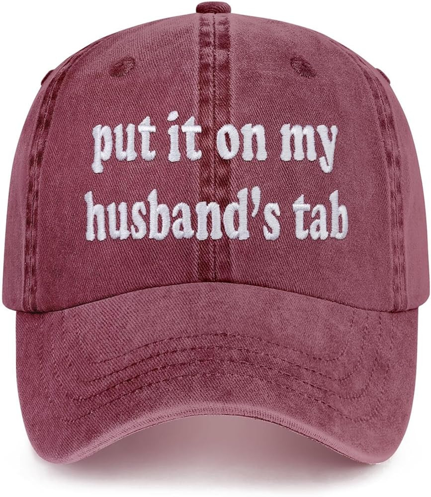 Funny Vintage Trucker Hats, Adjustable Cap, Classic Baseball Caps
        Put It on My Husbands T... | Amazon (US)