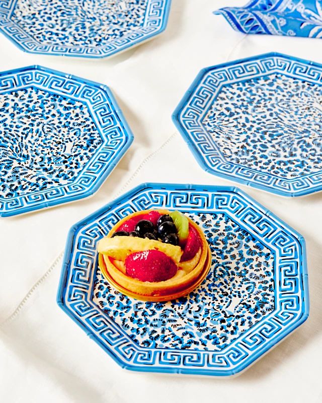 Printed Melamine Appetizer Plate Variety Set | Lilly Pulitzer | Lilly Pulitzer