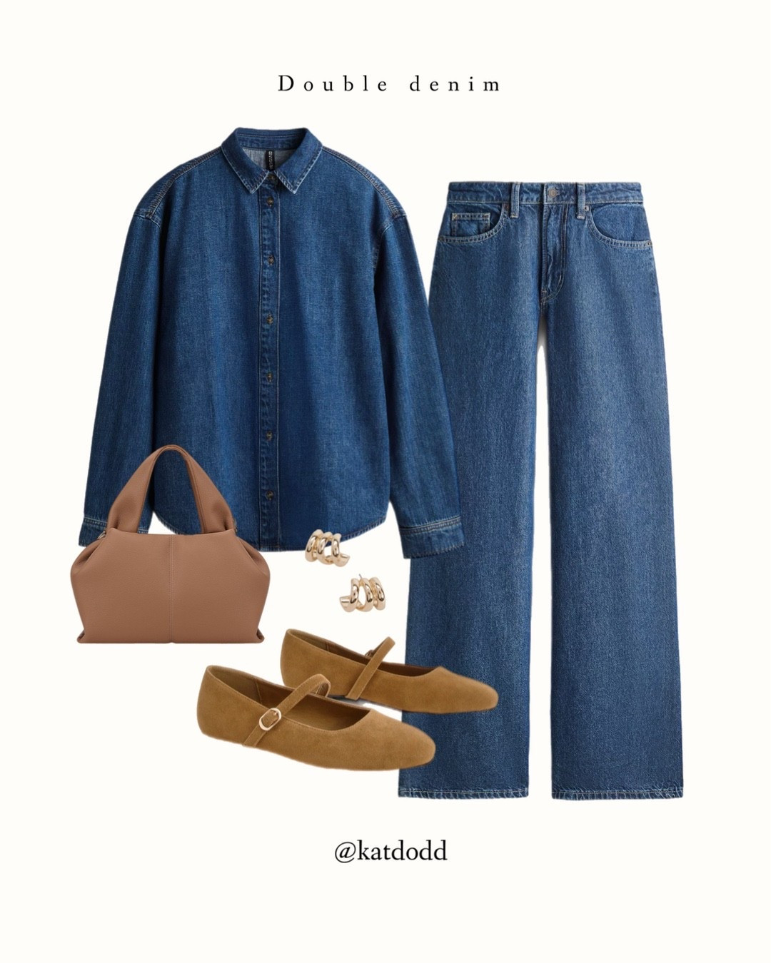 Double denim 🤍 LOVE this colour for this time of year!!!


H&M double denim boohoo shoes Mary Janes gold jewellery Amazon dupe amazing bag 

#LTKstyletip #LTKautumn #LTKuk