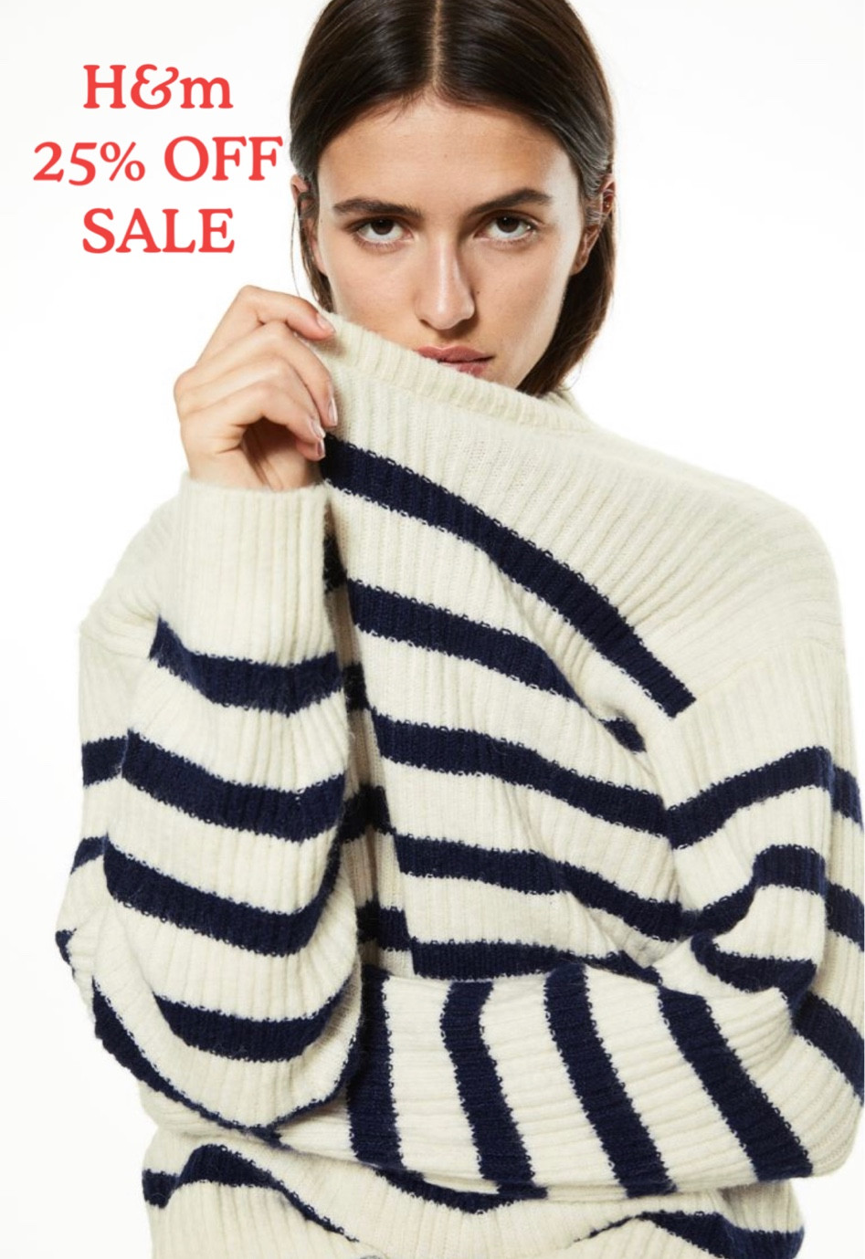 h and m striped jumper
