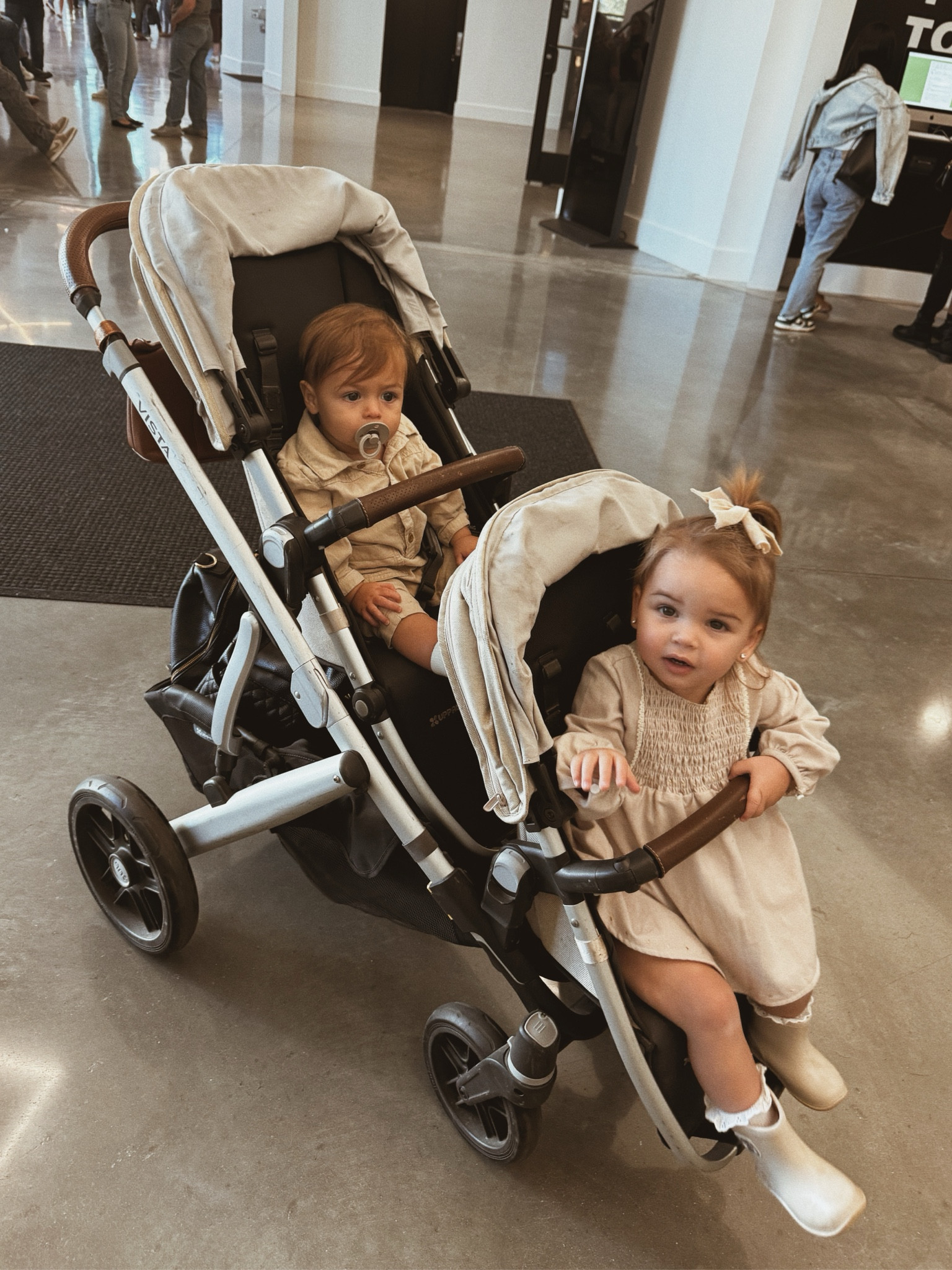 always get asked about what stroller we use! we love our UppaBaby Vista V2 double stroller 🤎

#LTKFamily #LTKBaby #LTKKids