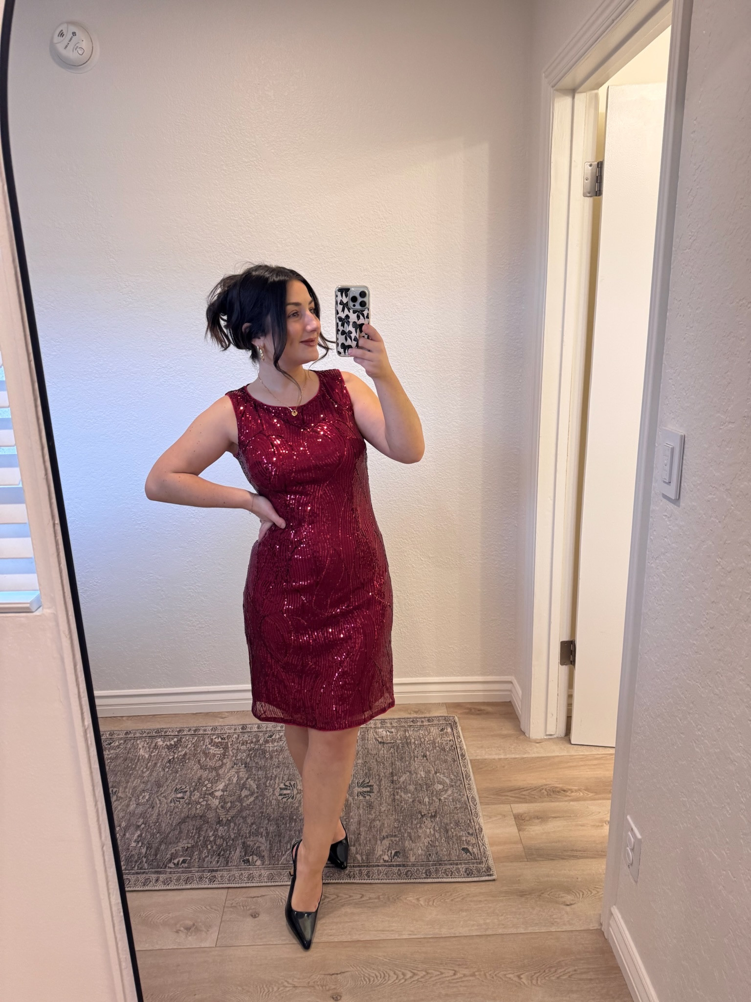 This stunning sequin dress is perfect for a special occasion, holiday event or wedding guest! 

Size small

Necklace use code: mimiltk 

 (5’0” 140lbs)


#LTKSaleAlert #LTKHoliday #LTKPetite