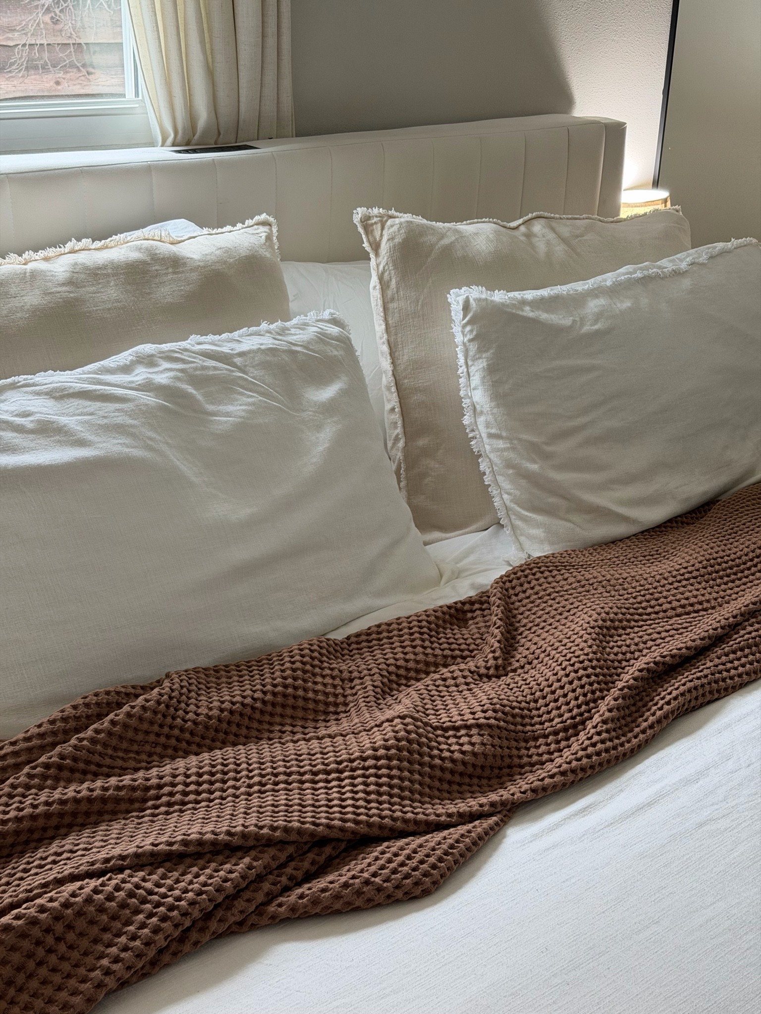Bedding & cotton waffle blanket 👀 
Bedding & pillows for a comfortable sleep!! USE CODE KAYLEE60 at checkout

#LTKSeasonal #LTKmorningroutine #LTKHome