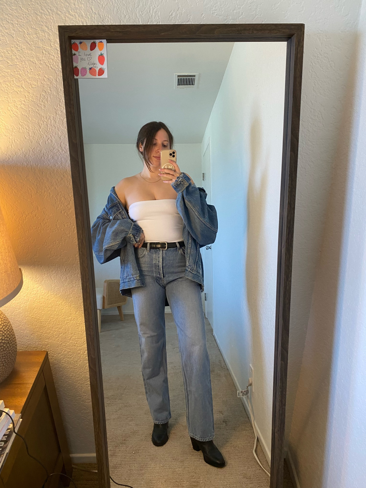 Trying to get into the costal cowboy zone without having to buy a bunch of new pieces I won’t wear often. I love pairing denim on denim and by adding the belt and boots I definitely cowboyed it up a little 🤠

Denim jacket is vintage so I linked similar!

#LTKstyletip #LTKunder100 #LTKFestival