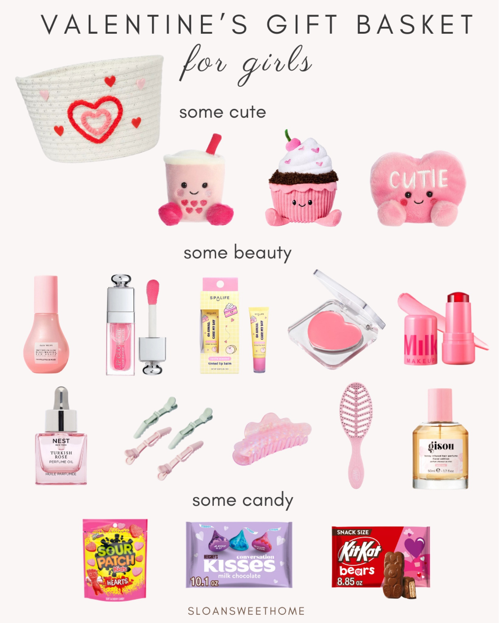 Valentine's gift basket for girls

#valentinesbeauty
#valentinesgifts
#galentines
#LTKbeauty

#LTKGiftGuide #LTKKids #LTKSeasonal
