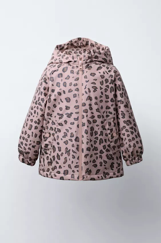 WATER-RESISTANT PRINTED RUBBERISED RAINCOAT | Zara UK