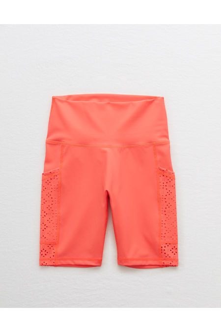 Aerie Move Lasercut High Waisted Bike Short | American Eagle Outfitters (US & CA)