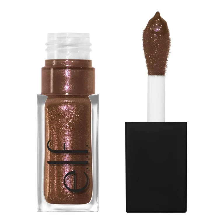 e.l.f. Glow Reviver Lip Oil Glimmer - Chocoluxe - 0.25 fl oz | Walmart (US)