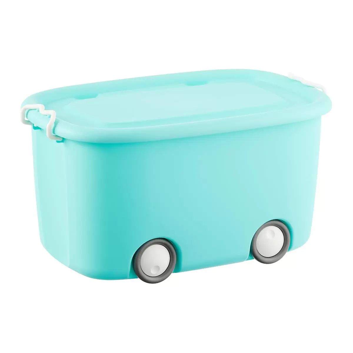 Rolling Toy Storage Bin Soft Pink | The Container Store