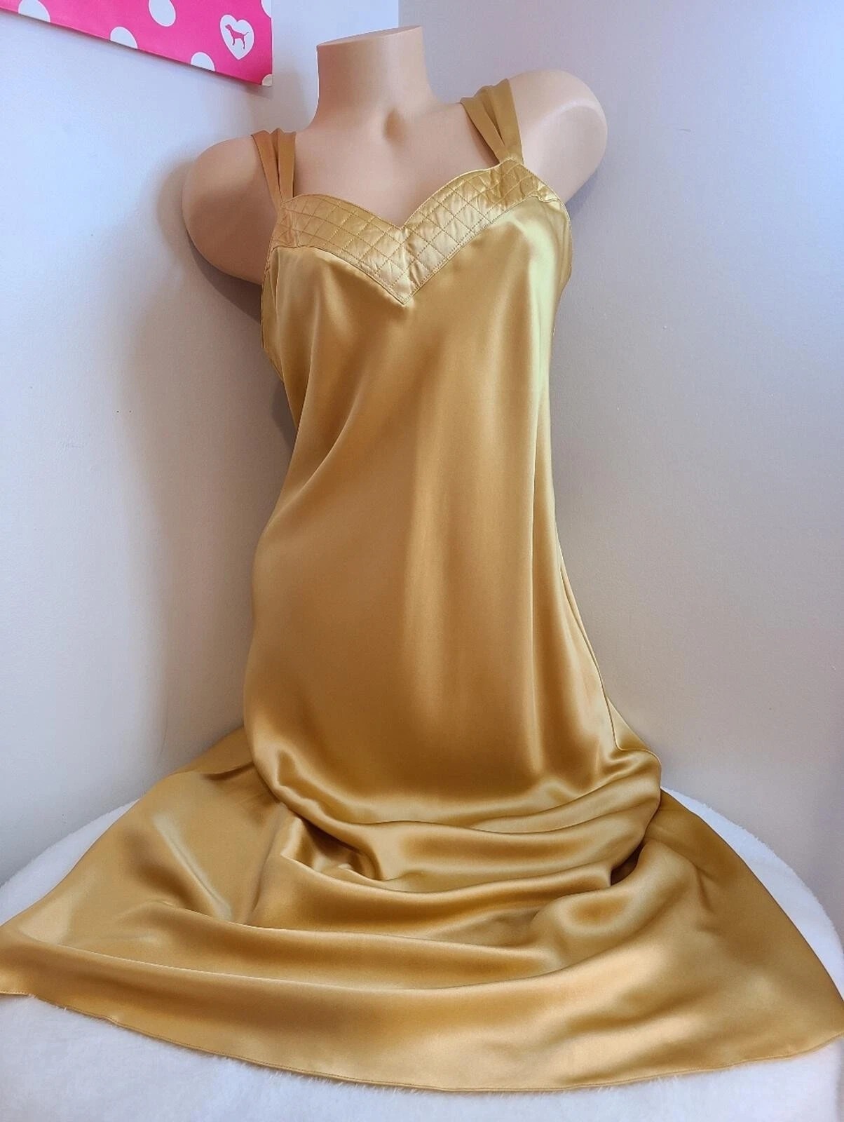 Rare VTG Valerie Stevens 100% Pure Silk Long Maxi Gown Slip Dress Size M | eBay | eBay US