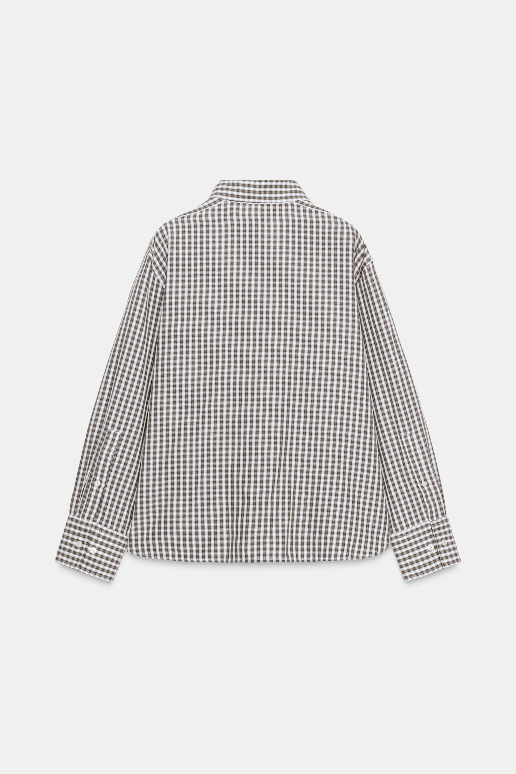 REGULAR FIT CHECK SHIRT | Zara UK