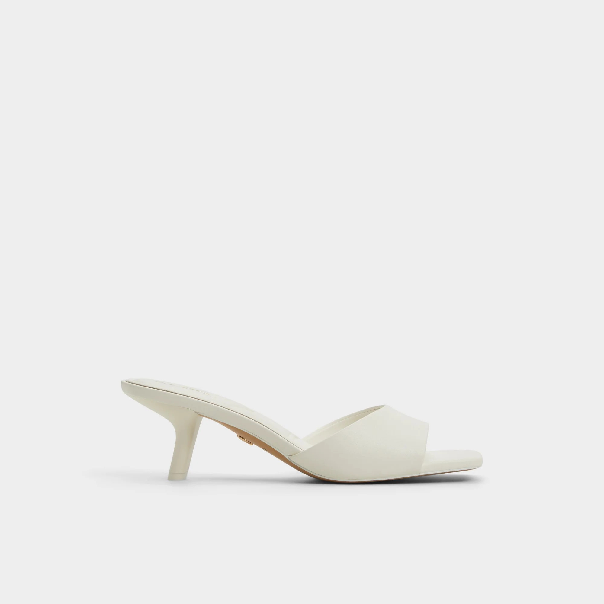 Enchanting White Women's Heeled mules | Aldo Shoes (US)