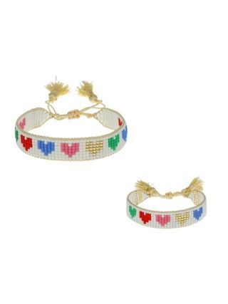 HART Mini and Me Rainbow Hearts Bracelet Set | Gap (US)